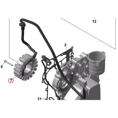 Magneto Stator BRP Sea-Doo Spark 420296908
