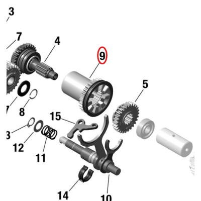 Tuleja iDF BRP Sea-Doo 2022 2023 420220938