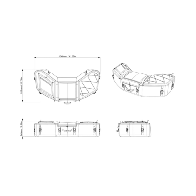 Kufer Torba Bagażowa Miękka LinQ BRP Can-Am G3L 715007002