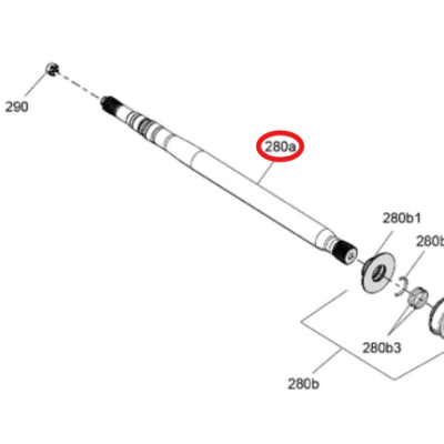 Wał Napędowy iDF BRP Sea-Doo GTX RXT WAKE PRO 2022+ 271002217