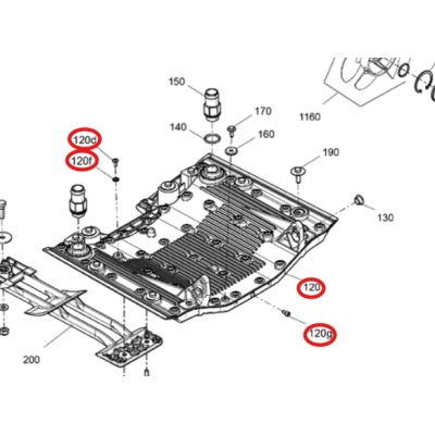 Płyta Kawitacyjna BRP Sea-Doo GTI GTR GTX RXT 295501264