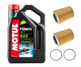 Zestaw Serwisowy SeaDoo Spark/GTI90 2 x Filtr + MOTUL