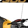 Naklejka "300" Model Deep Black Sea-Doo RXT 300 22-23