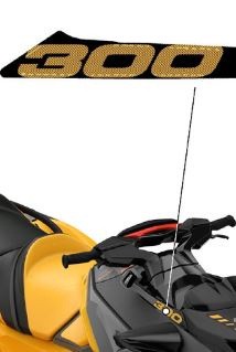 Naklejka "300" Model Deep Black Sea-Doo RXT 300 22-23