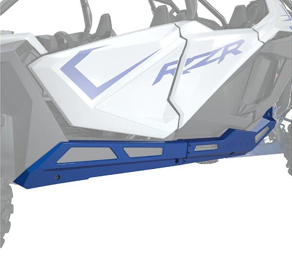 Niskoprofilowe Osłony progów Polaris RZR (niebieskie)