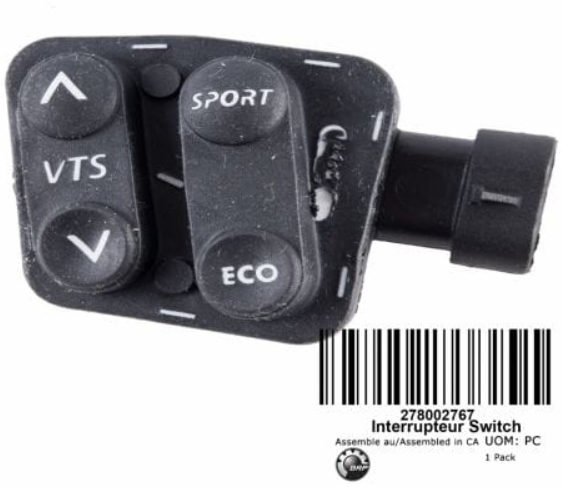 Przyciski Przełącznik Sport Eco VTS BRP Sea-Doo
