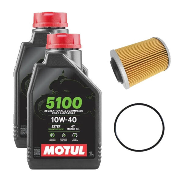 Zestaw Olej MOTUL 5100 10w-40 Filtr Oleju Sea-Doo Spark