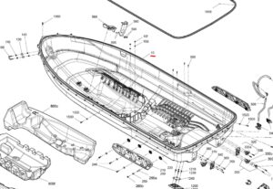 Kadłub Dolny BRP Sea-Doo GTI GTR WAKE 130 170 230 2021-2023