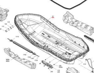Kadłub Dolny BRP Sea-Doo Spark 2024+