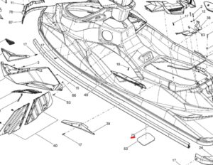 Listwa Boczna Lewa Prawa BRP Sea-Doo