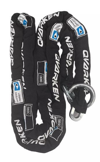 Łańcuch + Kłódka klasa 3 Zabezpieczenie Skuter Wodny Łódź Przyczepa