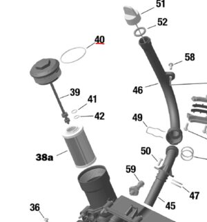 O-ring Uszczelka Pokrywy Filtra Oleju BRP Can-Am