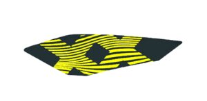 Naklejka Kadłub Żółta Prawa BRP Sea-Doo Spark Trixx 2024