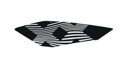 Naklejka Kadłub Biała Prawa BRP Sea-Doo Spark Trixx 2024 2025