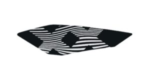 Naklejka Kadłub Biała Lewa BRP Sea-Doo Spark Trixx 2024 2025