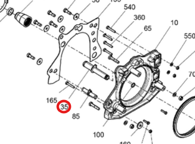 Króciec Rurka Support Pompa BRP Sea-Doo Spark