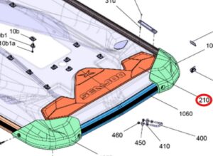 Mata Pokładu Tylnego BRP Sea-Doo RXP 300 325 2021+