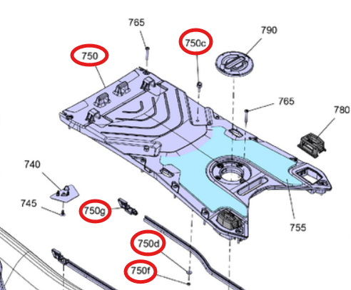 Pokrywa Silnika Klapa Serwisowa BRP Sea-Doo