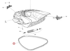 Uszczelka Schowka Dziobowego BRP Sea-Doo GTI GTR RXP WAKE