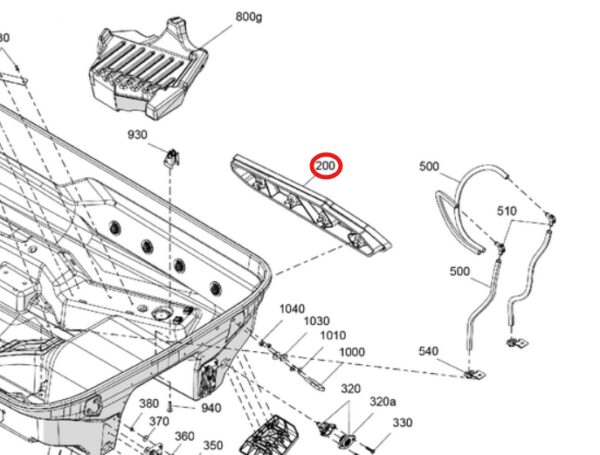 Redan Prawy BRP Sea-Doo RXP RXT 300 325 2021+