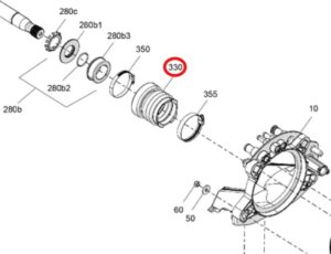 Guma Carbon Osłona Wału BRP Sea-Doo 2025+