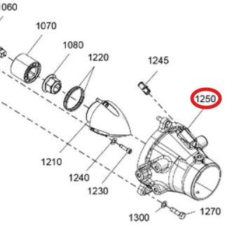 Dysza wyrzut wody Venturi BRP Sea-Doo Spark