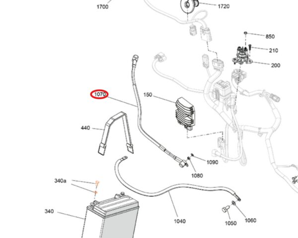 Kabel Rozruchowy Rozrusznik BRP Sea-Doo Spark