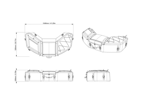 Kufer Torba Bagażowa Miękka LinQ BRP Can-Am G3L