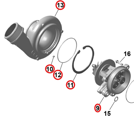 Kompresor BRP Sea-Doo GTX RXP RXT 325