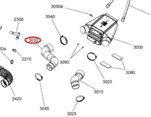 Przewód Wylot Intercooler BRP Sea-Doo 300 2016 2017