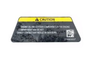 Naklejka Etykieta Duża Caution Sea-Doo